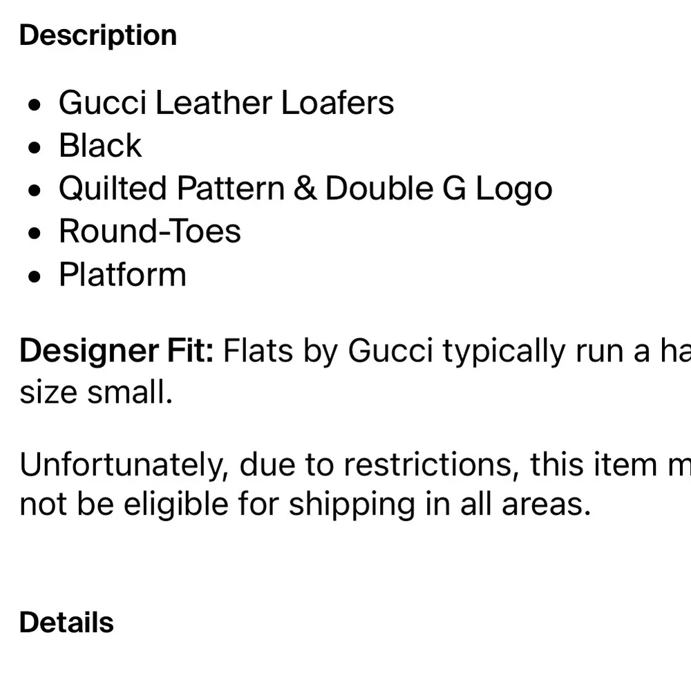 Gucci // black leather quilted loafers - Picture 9 of 9